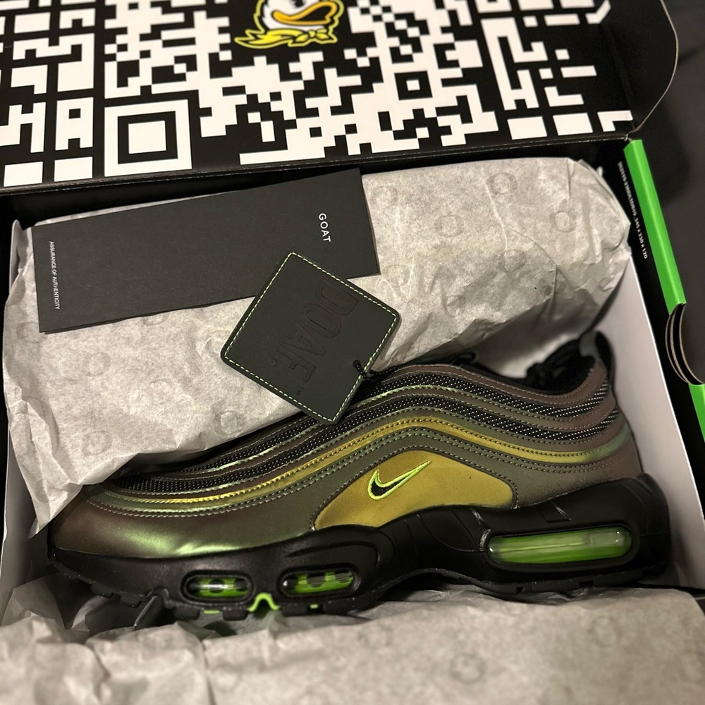 Nike Air Max 97 in Black and Olive